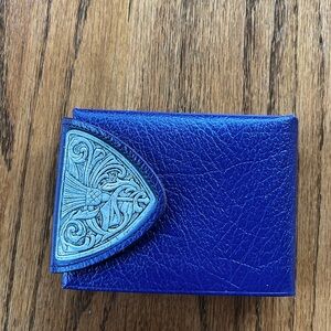 Rolfs Vintage Purple Cowhide Leather Bifold Wallet